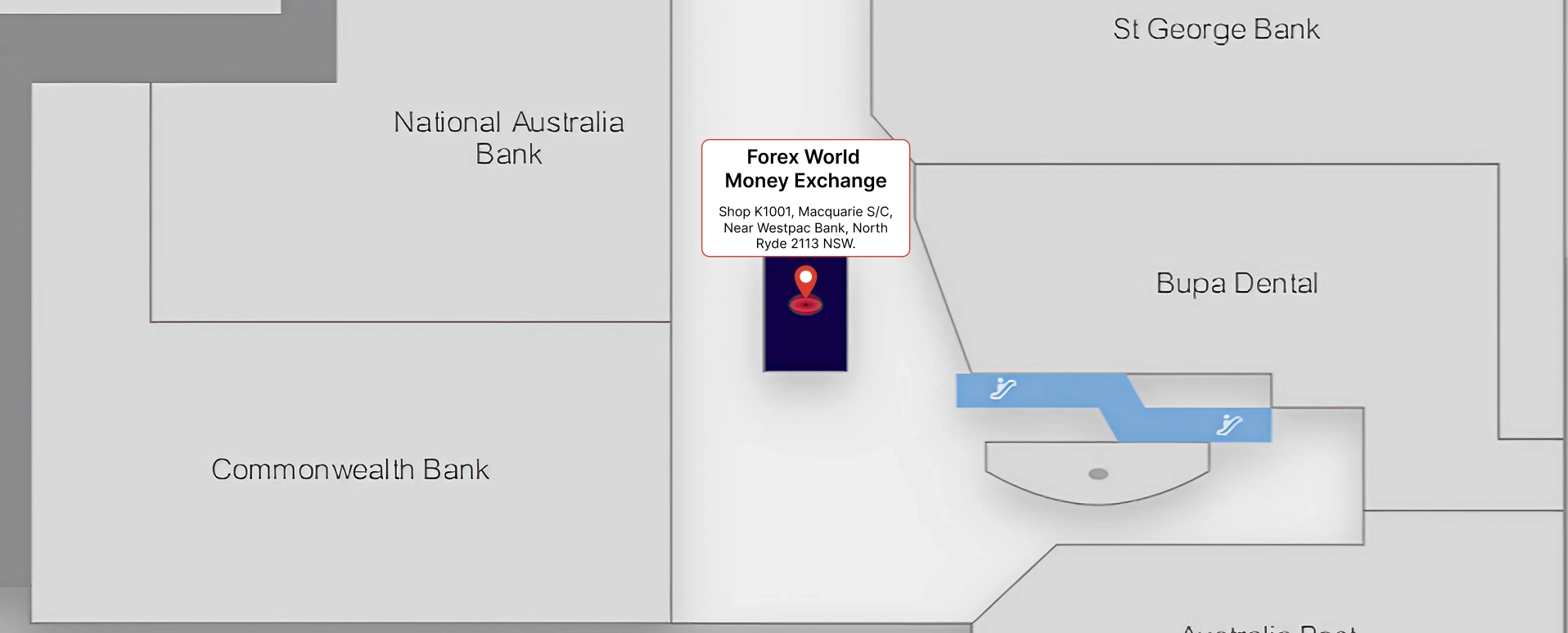 currency exchange Macquarie Centre